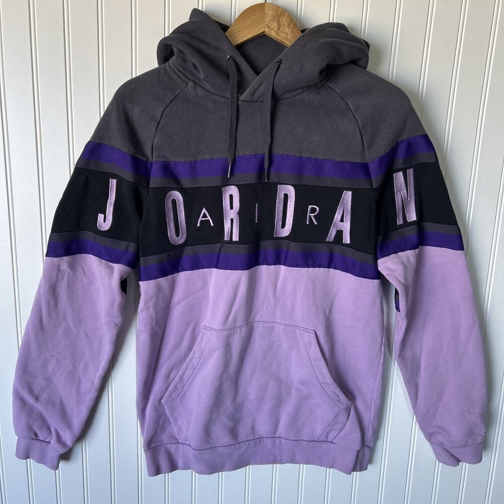 Air Jordan Hoodie S Purple And Gray
